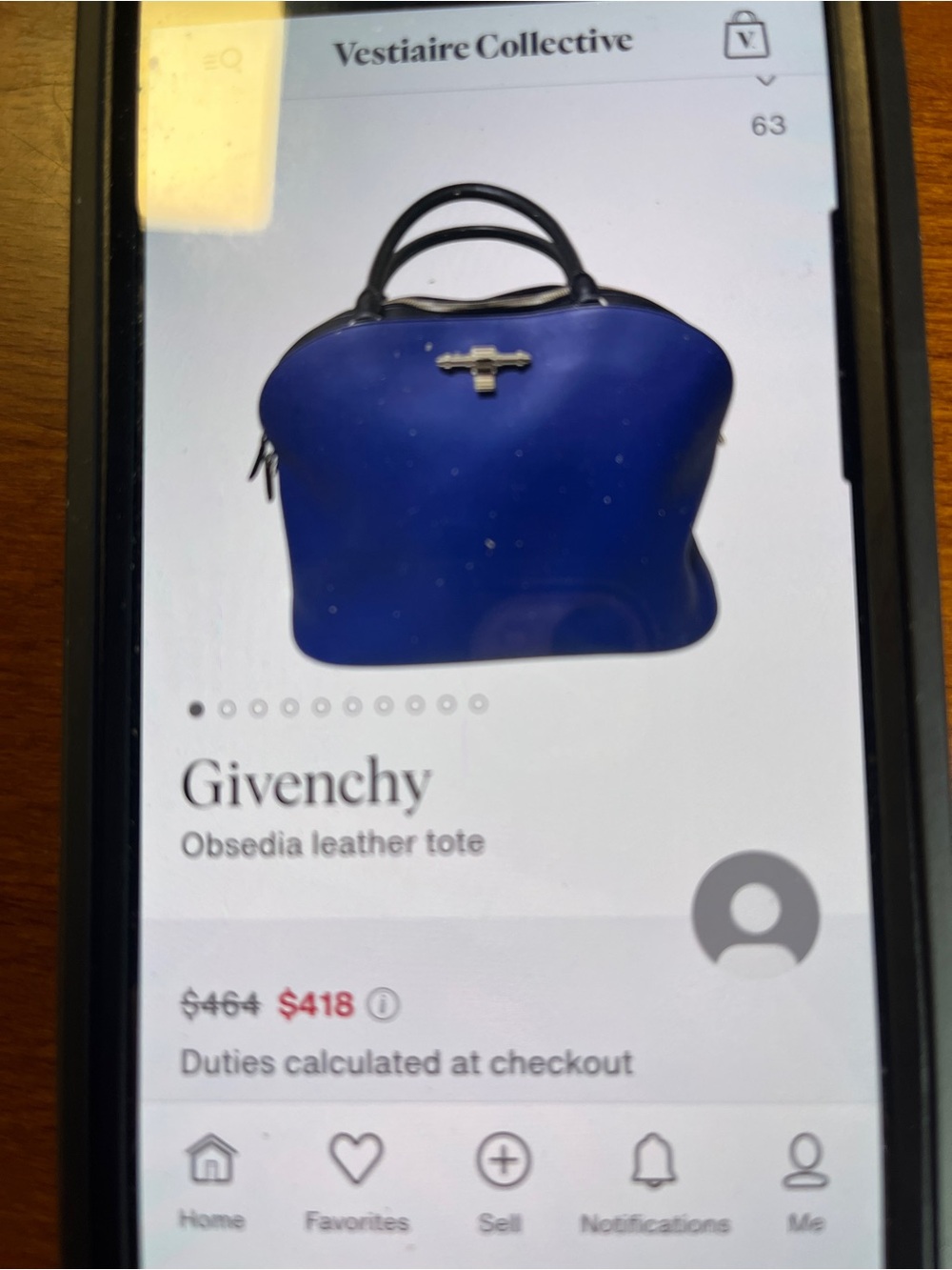 Authentic XL Givenchy Obsedia Black Leather Satchel - Picture 2 of 16